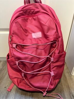 Simply Southern Hot Pink Women's Backpack with Elastic Front Cord